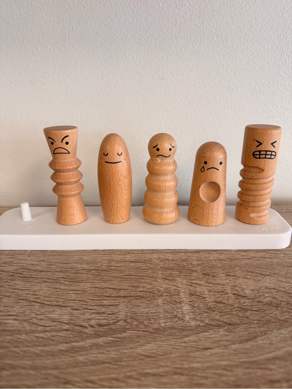 Lovevery Wooden Emotion Peg